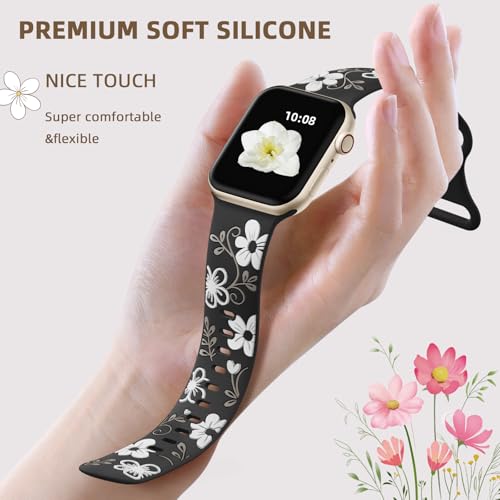 Witzon Cute Flower Band Compatible with Apple Watch Bands For Women by Witzon - Used condition - Image 4