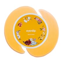 eyeNlip Gold & Snail Hydrogel Eye Patch 60 pcs - Hydrating Under-Eye Gel Patches with Snail Secretion Filtrate, Colloidal Gold and Collagen for Revitalizing Care, Korean Skincare