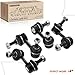 A-Premium Set of 4, Front & Rear Sway Bar Links Kit Stabilizer Bar Links Compatible with Honda Civic 2001-2005, Acura EL 2001-2005