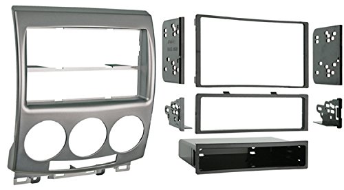 Kit d'installation simple DIN Metra 99-7509 pour remplacer autoradio d'origine Mazda 5 gris