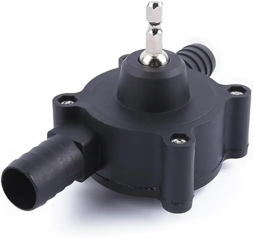 Mini Submersible Portable Electric Water Pump Household Electric Drill Pump Oil Fluid Water Pump Mini Hand Self-priming Liquid Transfer Pumps Home Garden Outdoors