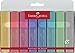 Faber-Castell - 154681, Evidenziatori Textliner colori pastello (confezione da 8)