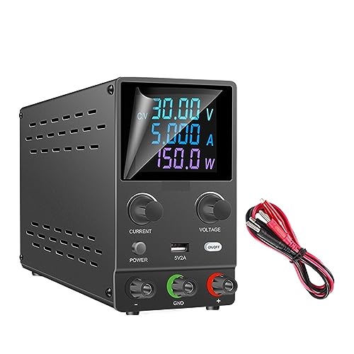 DC Laboratory Power Supply Adjustable Voltage Regulator Switched Mode Bench Nice Programmable Precise Efficient Stable Output(SPPS-B305 Black)
