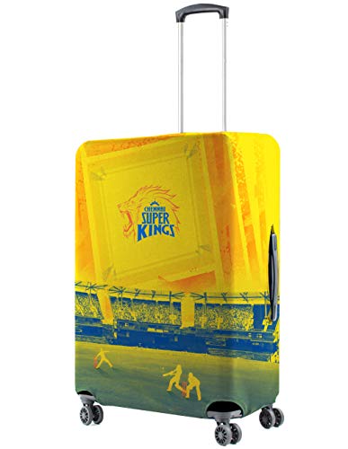 Nasher Miles x Chennai Super Kings (CSK) Polyester Yellow Straight Outta Chepauk 55 cm (20 Inch) Small Protective Luggage Cover