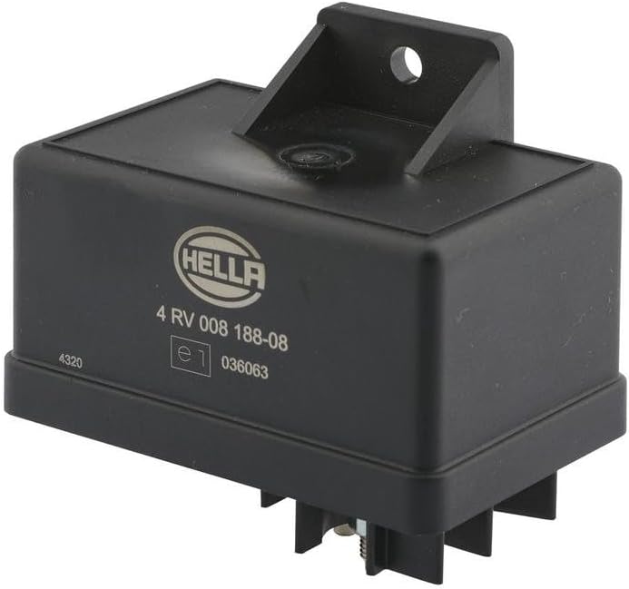 Módulo de controle do tempo de pré-aquecimento Hella 4RV 008 188-081 12 V, 6 pinos – 1 unidade
