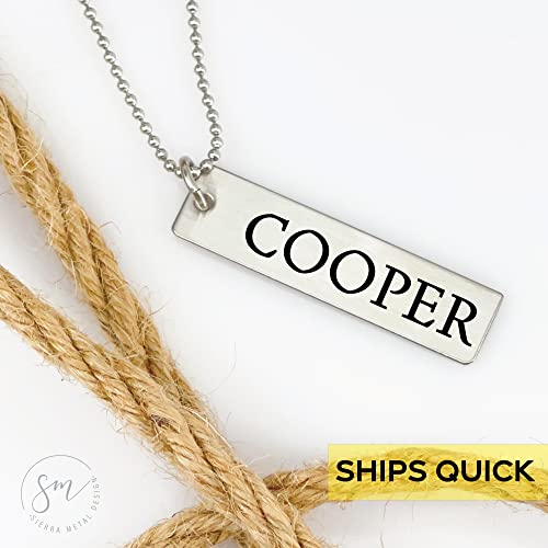 Boys Name Necklace Personalized Gift 8-12 Years Old First Name Necklace For Kids Birthday School Christmas Cool Kid Personalized Boys-Name-Neck #TOP4