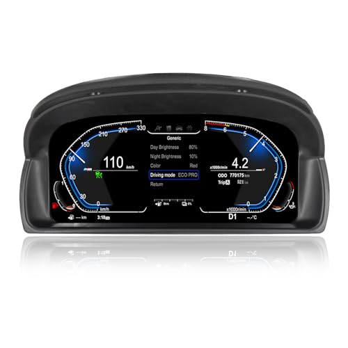 10.25 Zoll Digital Dash, Aftermarket Digital Instrument Cluster, Digital Gauge Cluster for BMW X1 E84 2006-2015 Years, Automotive Replacement Instrument Panel Gauges, Instrument Cluster Replacement