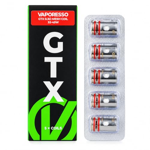 Lot de 5 bobines pour cigarettes électroniques Vaporesso Target PM80 GTX [maille 0,3 ohm]