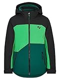 Ziener Jungen ANDERL Ski-Jacke, Winterjacke | wasserdicht, winddicht, warm, deep green, 176
