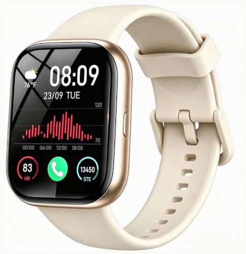 Smartwatch Damen Herren, 1.83" HD Fitnessuhr mit Alexa/Telefonfunktion – Ansicht 1
