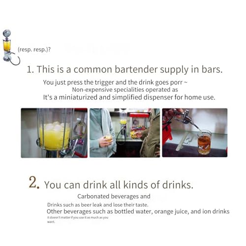 Dispensador de cerveja de cabeça única, recipiente dispensador de cerveja para bebidas de vinho de 1