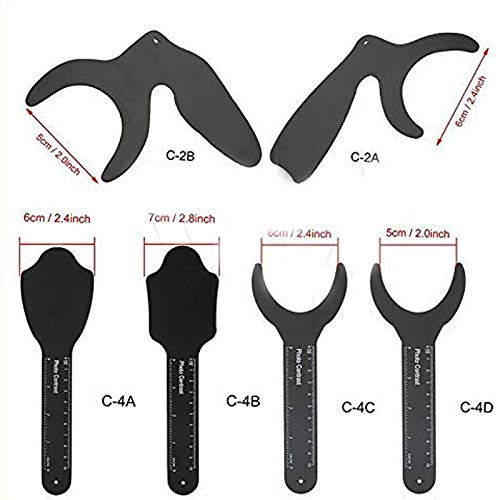 Miniatura 3 de 6 unids foto dental contraste negro fondo tablero intraoral ortodoncia fotografía contraste palatal fotografía contraste contraste