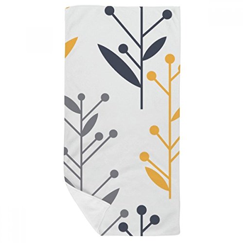 Serviette de bain bouton de fleur douce et compacte 35x70cm