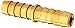 Plews & Edelmann Amflo 602 Brass Hose Splicer Fitting - 3/8" Hose ID x 3/8" Hose ID, 1 Pack