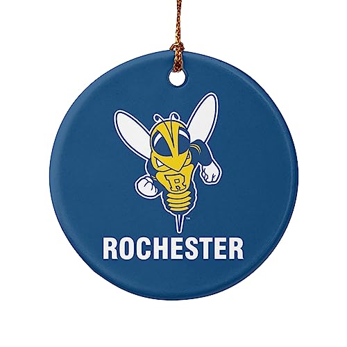 GRAPHICS & MORE University of Rochester Primary Logo Porcelain Holiday Christmas Tree Ornament - 2.8