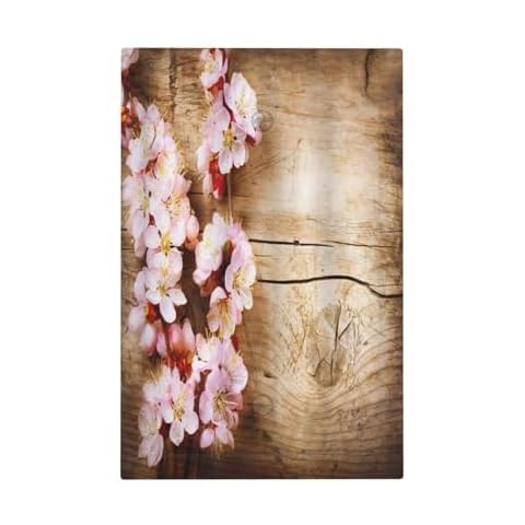 Yamxbfa Rustic Pink Floral Light Switch Cover Cover