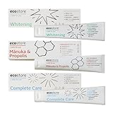 ecostore(エコストア) トゥースペースト 歯磨き粉 【ホワイトニング マヌカ&プロポリス コンプリートケア】 100g 3本キット 天然重曹 フッ化物フリー 無添加 天然 植物由来 ミネラル由来成分 キシリトール ペパーミント