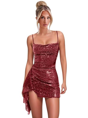 TIRAS Short Homecoming Dresses 2025 Spaghetti Strap Sequin Corest Cocktail Party Dresses with Tails CM452