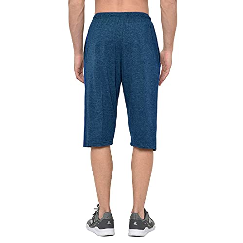 Image of Men's Regular Fit Cotton Three by Fourth, 3 /4th, Man Capri, Capris, Three Quarter, Capri for Men, Printed, Sports Running, Three Quarte, Casual Lounge Short, Nightwear Sleep Shorts, Pack of 2