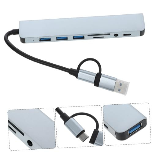 Conector USB multipuerto Tipo C y base de expansión para portátil y PC 6