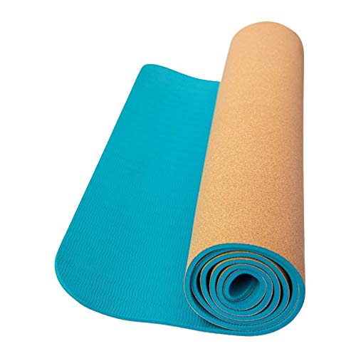 Tapete de Yoga Cortiça e TPE + Bloco de Cortiça Arimo