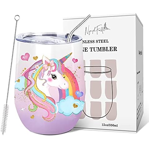 NymphFable 350 ml Unicorn Insulated Mug Cover