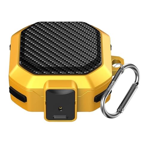 Image of Armor Secuer Lock Case Cover Compatible for Samsung Galaxy Buds Core (2025) -Yellow