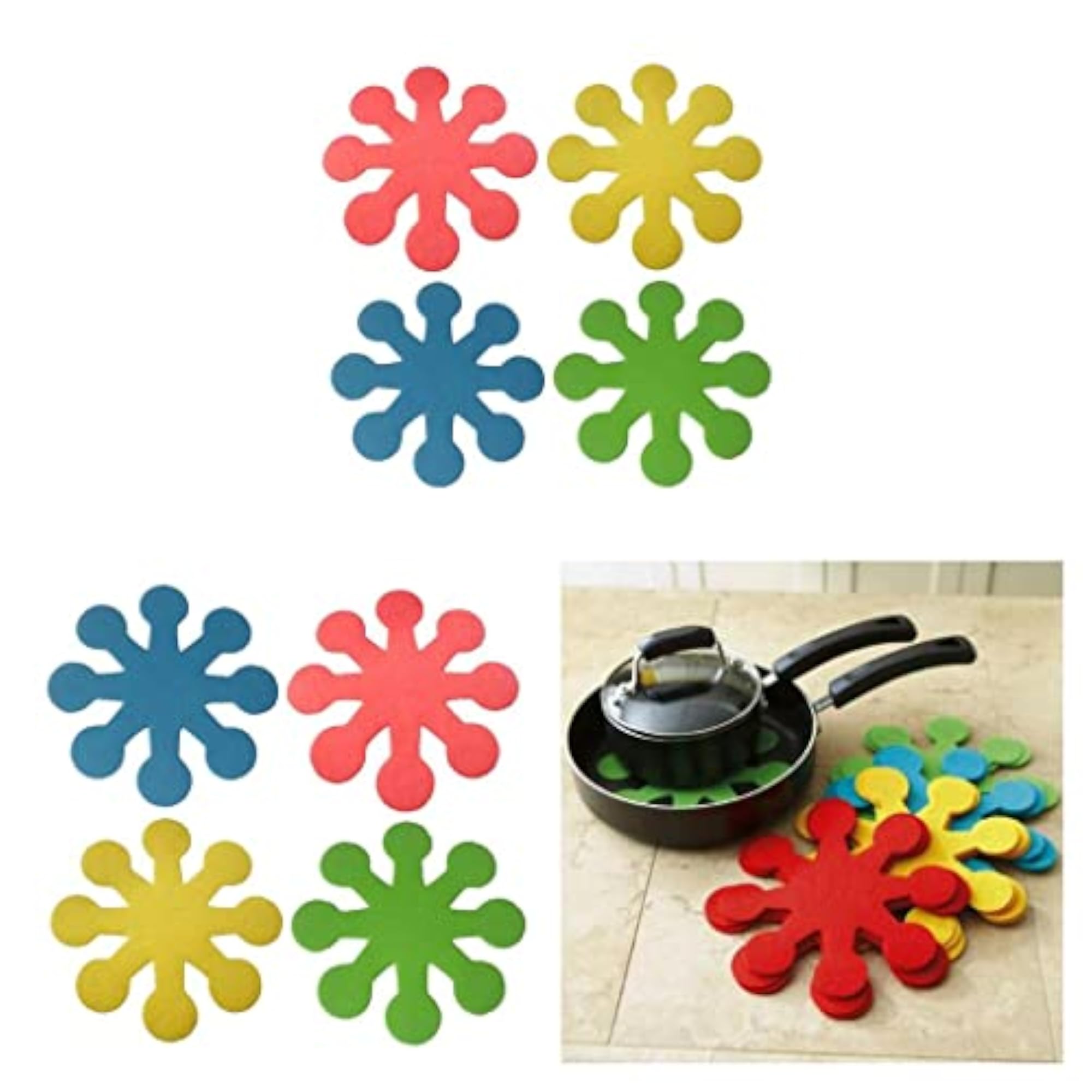 Easter Decoration Pot Mat, Set of 8 Heat Insulation Pads