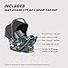 Baby Jogger City Select 2 Single-to-Double Modular Travel System Includes City GO 2 Infant Car Seat Radiant Slate