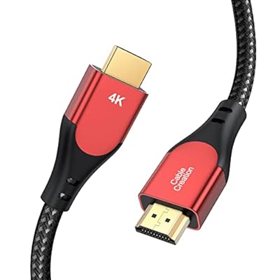 CableCreation HDMI Cable 4K@60Hz, 6ft Highly-Speed 18Gbps, 4K HDR, 3D, Grey Male to Male Braided HDMI Cord for TV, Monitor, Xbox One, PS4 and More