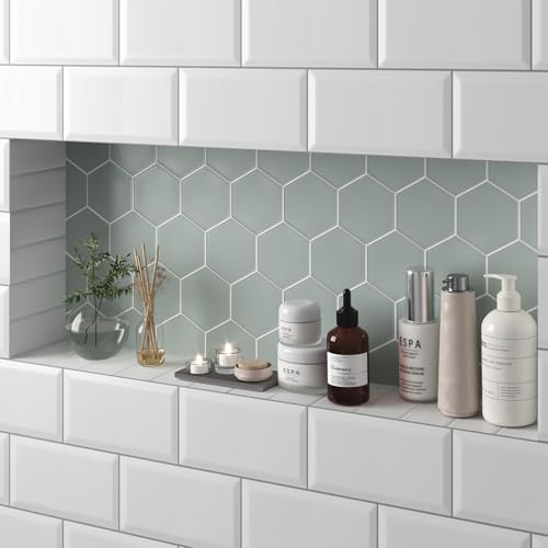 Uni-Green Shower Niche Insert Tile Ready, 16'x40'x4' Recessed Wall Shelf for Bathroom, Plenty of Room for Tall Bottles, Shampoo, Conditioner, Soap and Candles