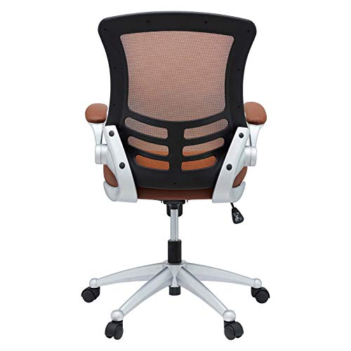 Modway Attainment Mesh Vinyl Modern Office Chair In Tan #TOP6
