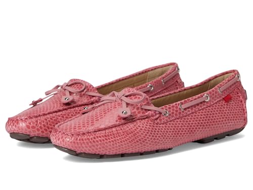 Marc Joseph New York Women's Cypress Hill Loafers, Pink Snake, 8.5 Medium