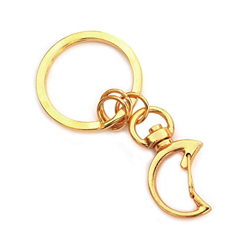 Preisvergleich Produktbild MNBVC 5 Stück Schlüsselanhänger Herstellung DIY Zubehör Teile Tasche Charms Auto Schlüsselring Schlüsselanhänger Schmuckstück