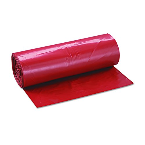 Inteplast Group SL4046R Low-Density Can Liner, 40 x 46, 45gal, 1.3mil, Red, 20 per Roll (Case of 5 Rolls) by Inteplast - Used condition - Image 4