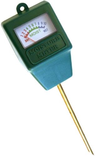 Indoor/Outdoor Moisture Sensor Meter with Full Color Instruction Card, Soil Water Monitor, Plant Care, Garden,Lawn