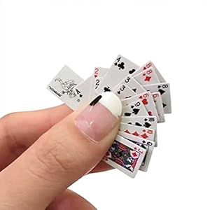 3 Set Mini Speelkaarten, 54 Kaarten Reisspel Miniatuur Poker, Schaken en Kaartenvermaak voor Tafelspelen, Home Play…