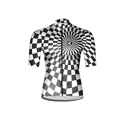 UGLY FROG Milchfaser Rennrad Radtrikot Kurzarm Herren Atmungsaktiv Fahrrad Trikot Full Reißverschluss Schnell Trocken Radsport MTB kurzarmtrikot Sports Jersey Triathlon Clothing