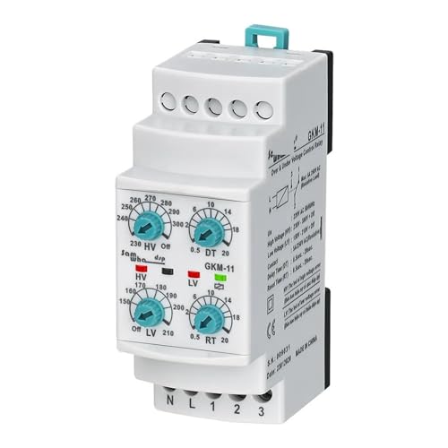 Relais de protection monophasé GKM-11 évite les pannes d'appareils par surtension 220V