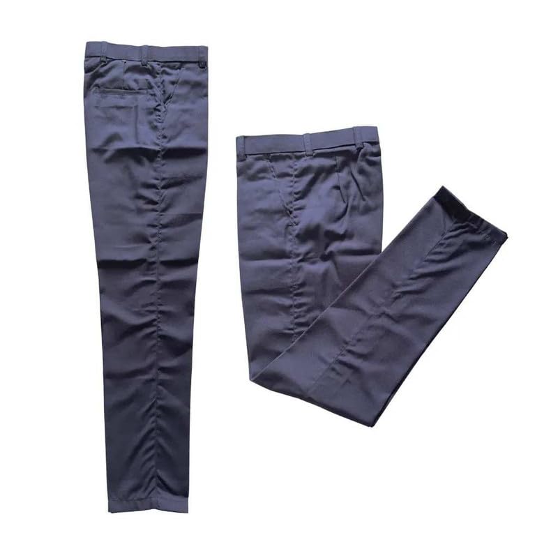 JYO Petrol Pump Salesman Uniform Grey Pant | Polycotton Workwear Trousers 280 GSM Super Trovin Fabric | Regular Fit Durable Office Industrial Uniform Pant for Men-picture-52