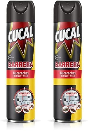 Cucal Barrera Cucarachas, Hormigas y Arañas, 400ml (Paquete de 2)