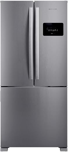 Geladeira French Door 3 Portas Inox Design e Tecnologia Premium Brastemp - BRO85MK 110V