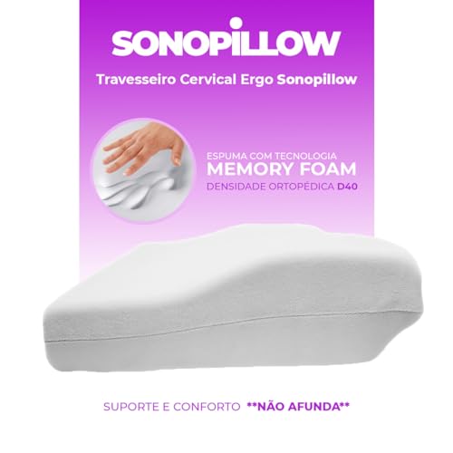 Travesseiro Ergonômico Magnético - Sonopillow - Cervical Original®, Sonofix i wanna pillow to sleep.