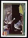 1991 Topps #455 Walt Weiss Oakland Athletics (Baseball Card) NM/MT Athletics