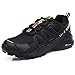 Herren-Fahrradschuhe, atmungsaktiv, Rennradschuhe, rutschfeste Laufschuhe, leger, Outdoor, Wandern, Sneaker, Schwarz, 41EU