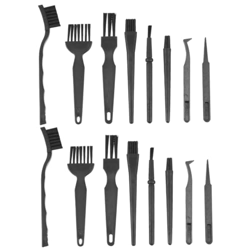 OSALADI 2sets PCB Cleaner Cleaning Kit Static-Free Brush for Keyboard Motherboard and Cleaning 8pcs*2