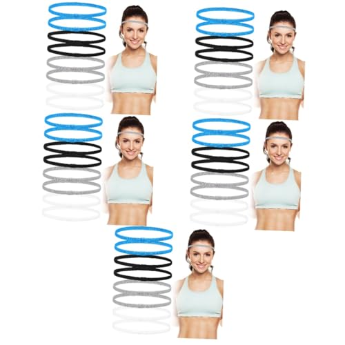 Bandeaux de sport noirs Toddmomy élastiques pour jogging