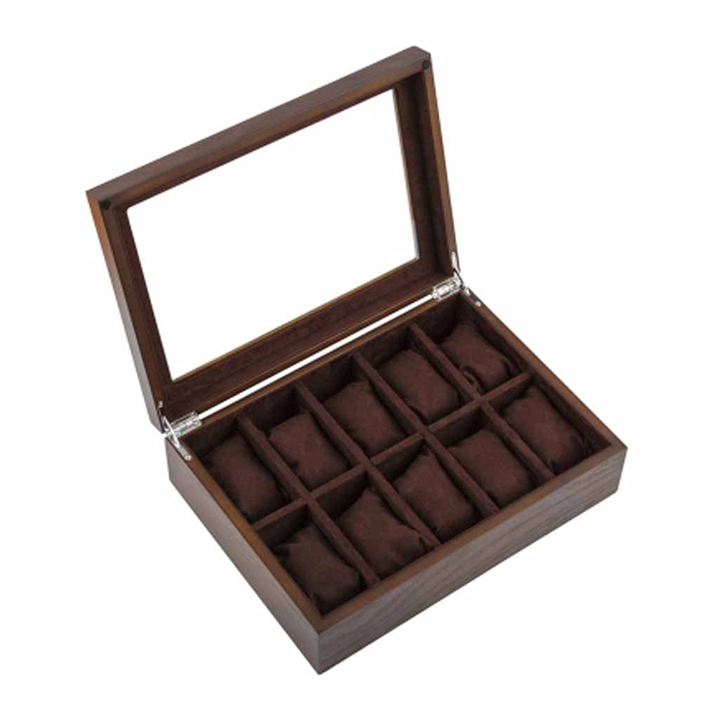 Boîtes de rangement pour montres mécaniques et présentoir bois de placage