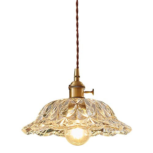 Suspension en verre moderne pour îlot de cuisine et couloir