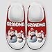 My Favorite People Call Me Grandma - Personalized Plush Slippers, Snowman Grandma and Grandkid Personalized Christmas Fluffy Slipper for Nana, Heartwarming Holiday Grandma Slippers, Grandkid Gifts